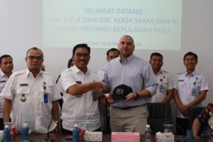 Kunjungan TIM D.E.A dan Direktur Kerja Sama BNN RI di Kantor BNN Provinsi Kepulauan Riau