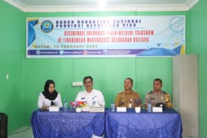 Diseminasi Informasi P4GN melalui taklshow di Lingkungan Masyarakat Kelurahan Buliang, Kecamatan Batu Aji, Kota Batam