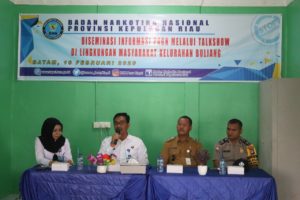 Diseminasi Informasi P4GN melalui taklshow di Lingkungan Masyarakat Kelurahan Buliang, Kecamatan Batu Aji, Kota Batam