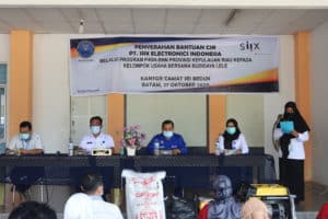 Penyerahan Bantuan Program CSR oleh PT SIIX Batam kepada Kelompok Tani Muka Kuning Bersatu