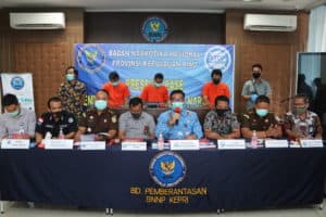 Pemusnahan Barang Bukti Narkotika Jenis Sabu seberat 4.014,16 Gram di BNNP kepri
