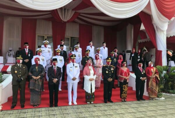 Kepala BNNP KEPRI mengikuti Upacara Peringatan Hari Ulang Tahun Ke-75 Kemerdekaan RI Tingkat Provinsi Kepuluan Riau Tahun 2020
