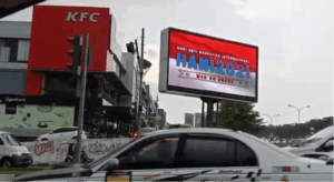 Kampanye Peringatan HANI 2021 Melalui Media Videotron di Provinsi Kepulauan Riau Videotron HANI di Simpang Gelael KFC