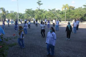 Pembinaan Jasmani Pegawai BNNP Kepri