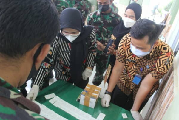 BNNP Kepri Lakukan Sosialisasi dan Tes Urin di lingkungan KOREM 033/ Wira Pratama