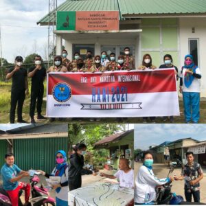 Pembagan Masker di Kampung Aceh Pembagan Masker di Kampung Aceh
