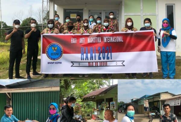 Pembagian Masker di Kampung Aceh Pembagan Masker di Kampung Aceh