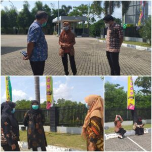 Proteksi Pencegahan Penyebaran COVID-19 BNNP Kepri Lakukan Kegiatan Berjemur Pagi