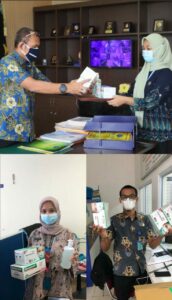 Pencegahan Penyebaran COVID-19 di BNNP KEPRI (Pembagian Masker, Handscoon dan Hand Sanitizer) Pencegahan Penyebaran COVID-19 di BNNP KEPRI (Pembagian Masker, Handscoon dan Hand Sanitizer)