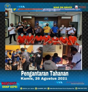 Pengiriman Tahanan BNNP KEPRI Pengiriman Tahanan BNNP KEPRI
