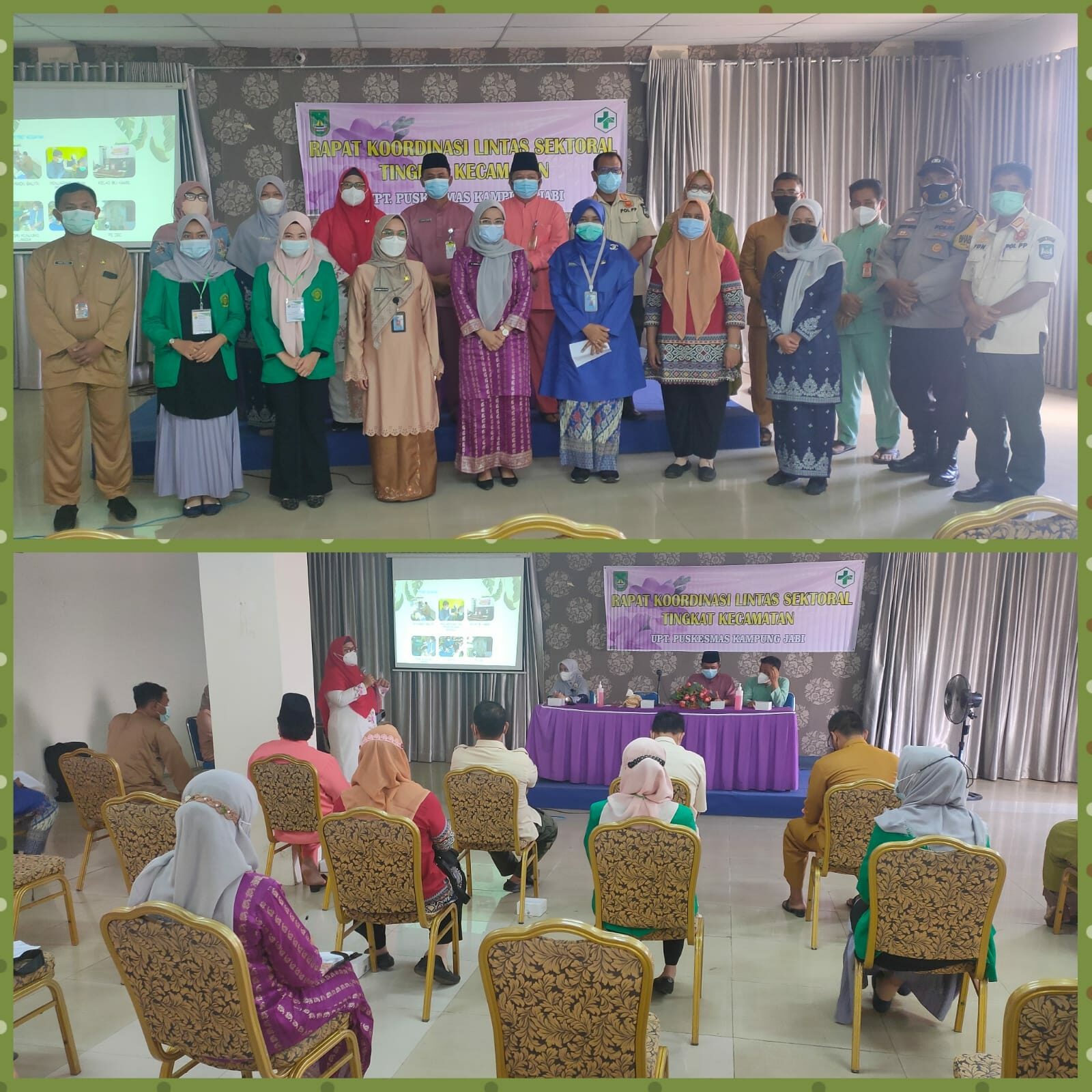 Rapat Koordinasi Lintas Sektor Tingkat Kecamatan UPT. Puskesmas Kampung Jabi Rapat Koordinasi Lintas Sektor Tingkat Kecamatan UPT. Puskesmas Kampung Jabi