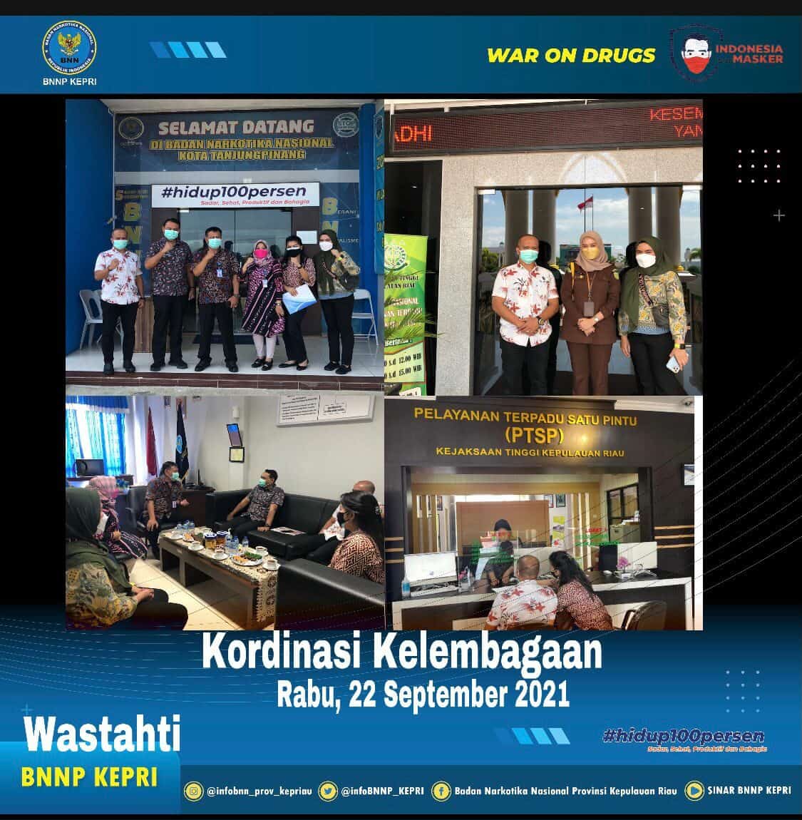 Koordinasi Kelembagaan ke Kantor Kejaksaan Tinggi Provinsi Kepulauan Riau Koordinasi Kelembagaan ke Kantor Kejati Kepri