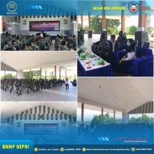 Sosialisasi Pencegahan Pemberantasan Penyalahgunaan dan Peredaran Gelap Narkotika di Balai Prajurit Batalyon Infanteri 10 Marinir/ SBY Setokok Batam Sosialisasi Pencegahan Pemberantasan Penyalahgunaan dan Peredaran Gelap Narkotika di Balai Prajurit Batalyon Infanteri 10 Marinir/ SBY Setokok Batam