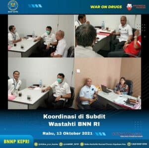 Koordinasi Peningkatan Kinerja TPPU BNNP KEPRI ke BNN RI Koordinasi Peningkatan Kinerja TPPU BNNP KEPRI ke BNN RI