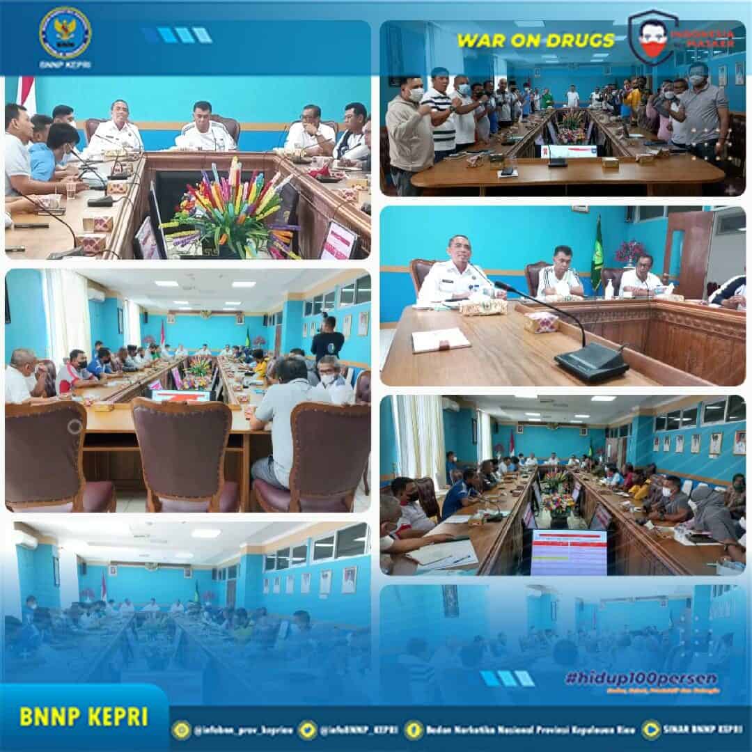 Rapat Koordinasi Pelaksanaan Pelaporan RAN P4GN Tahun 2021 Tingkat Kabupaten Natuna Rapat Koordinasi Pelaksanaan Pelaporan RAN P4GN Tahun 2021 Tingkat Kabupaten Natuna