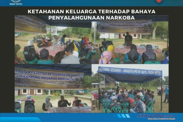 Informasi dan Edukasi Ketahanan Keluarga terhadap Bahaya Penyalahgunaan dan Peredaran Gelap Narkoba di Kampung KB dan Kelurahan Bersinar kelurahan Kampung Bugis