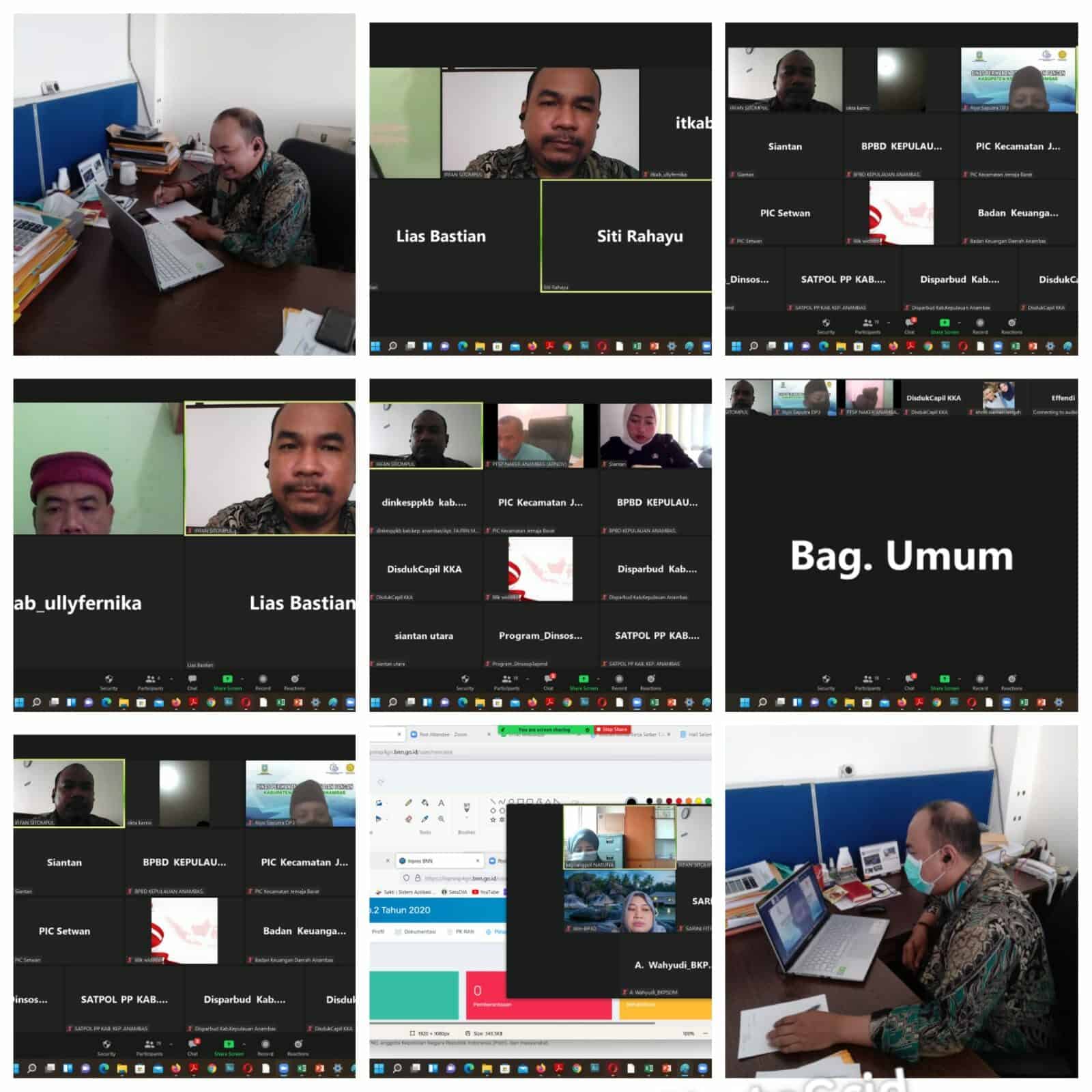 Rapat PIC Pelaporan RAN P4GN Kab.Kepulauan Anambas, Kabupaten Lingga, Kabupaten Natuna Rapat PIC Pelaporan RAN P4GN Kab.Kepulauan Anambas, Kabupaten Lingga, Kabupaten Natuna