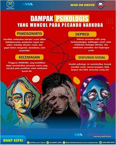 Dampak Psikologis Yang Muncul Pada Pecandu Narkoba Dampak Psikologis Yang Muncul Pada Pecandu Narkoba
