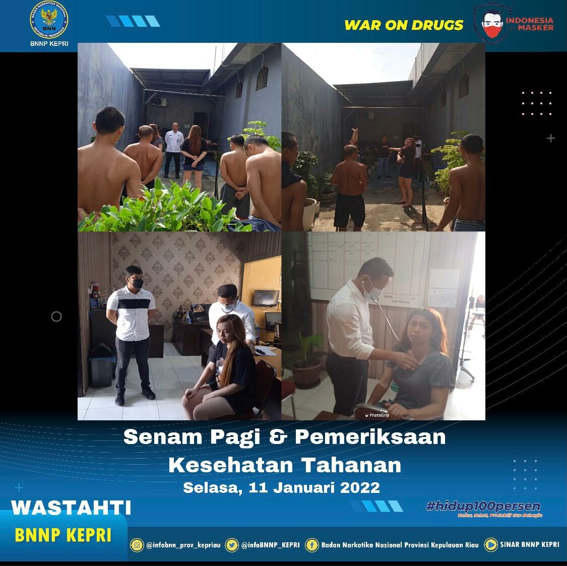 Senam Pagi Tahanan BNNP KEPRI Senam Pagi Tahanan BNNP KEPRI