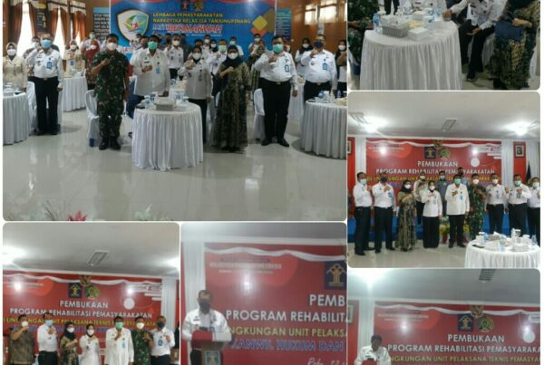Menghadiri Undangan dalam rangka Kegiatan Pembukaan Program Layanan Rehabilitasi Pemasyarakatan Tahun 2022 di Lapas Narkotika Kelas IIA Tanjungpinang