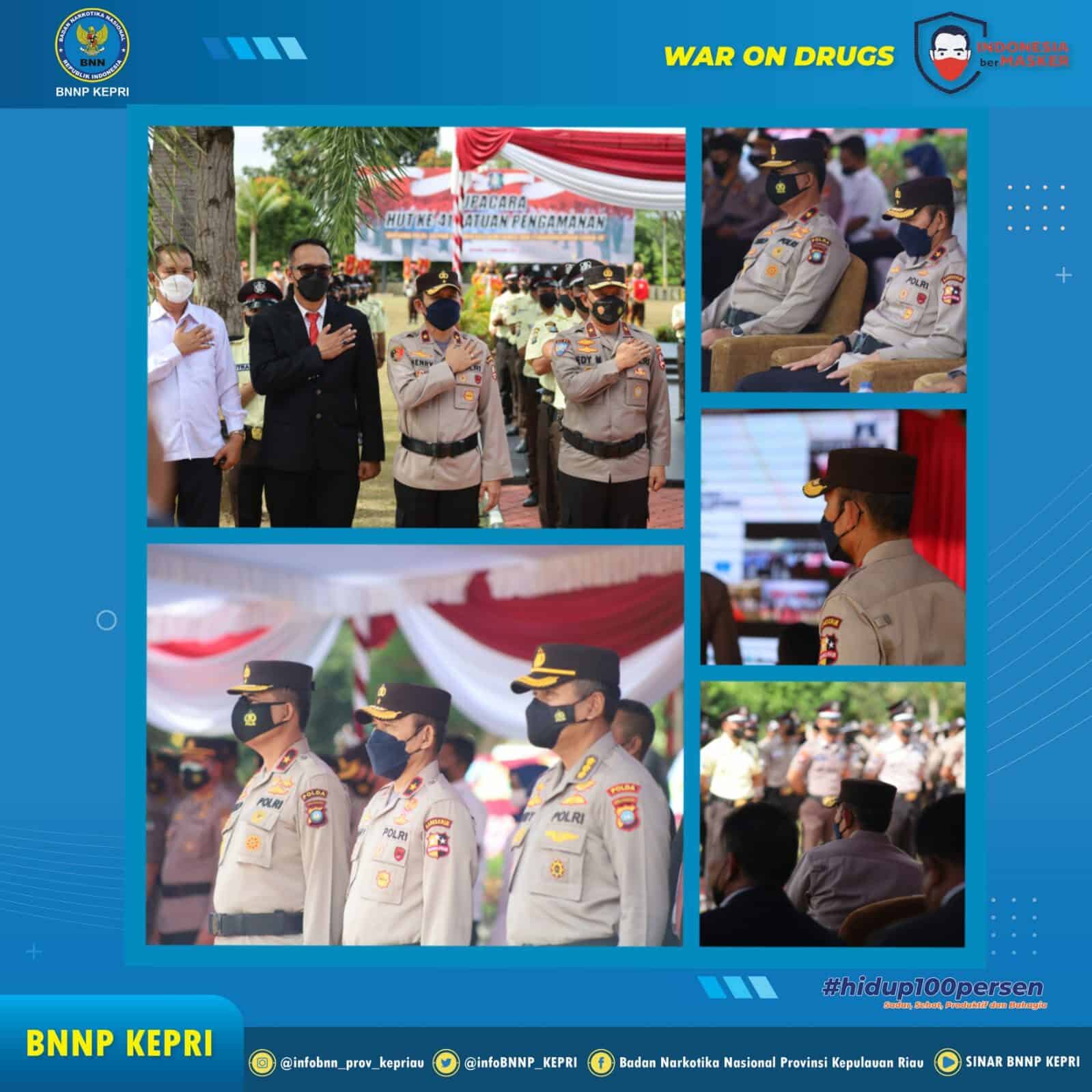 Upacara HUT ke-41 Satuan Pengamanan di Polda Kepri Upacara HUT ke-41 Satuan Pengamanan di Polda Kepri