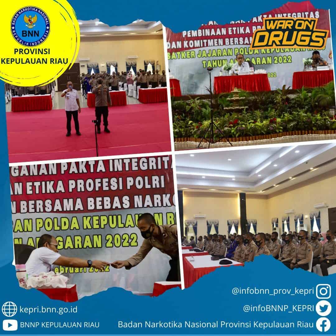 embinaan Etika Profesi Polri dalam Komitmen Bersama Bebas Narkoba embinaan Etika Profesi Polri dalam Komitmen Bersama Bebas Narkoba