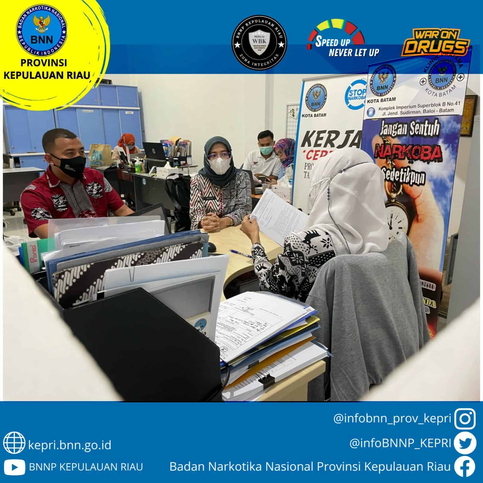 Koordinasi dalam Rangka Penguatan Advokasi di BNN Kota Batam Koordinasi dalam Rangka Penguatan Advokasi di BNN Kota Batam