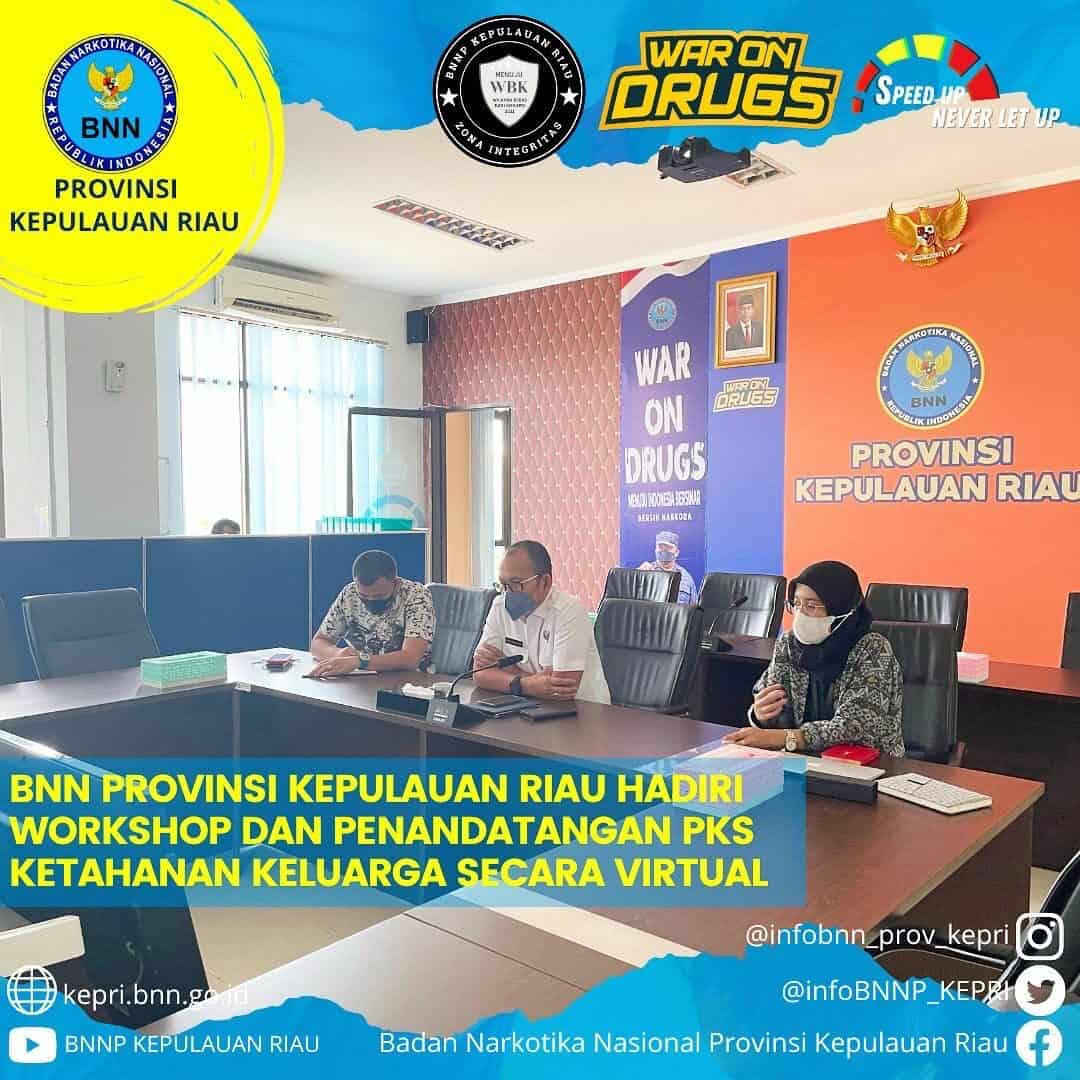 Workshop dan penandatangan PKS ketahanan keluarga anti narkoba antara kedeputian RI dengan TP PKK Pusat.