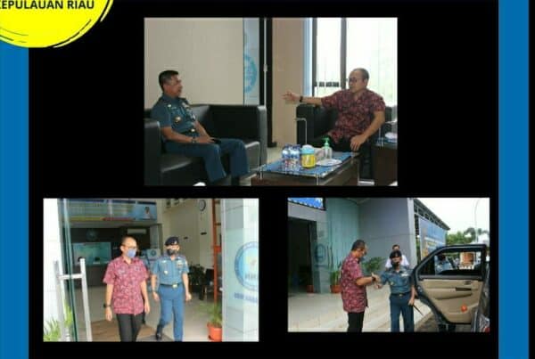 Kunjungan Danlantamal IV ke kantor BNNP Kepulauan Riau