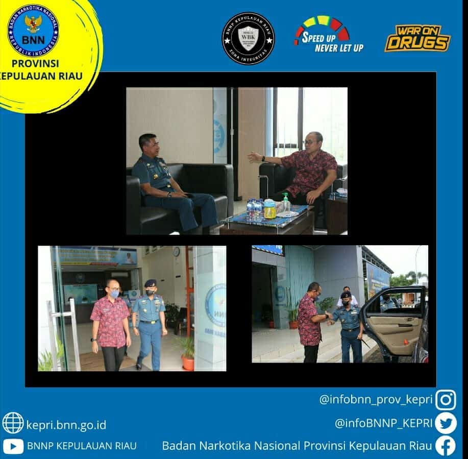 Kunjungan Danlantamal IV ke kantor BNNP Kepulauan Riau Kunjungan Danlantamal IV ke kantor BNNP Kepulauan Riau
