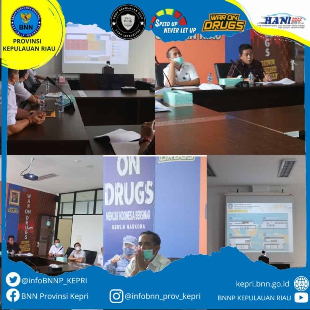 Presentasi Pihak Dinas Pekerjaan Umum Penataan Ruang dan Pertanahan Provinsi Kepulauan Riau Terkait Pembangunan Ruang Penyidik BNNP Kepri Presentasi Pihak Dinas Pekerjaan Umum Penataan Ruang dan Pertanahan Provinsi Kepulauan Riau Terkait Pembangunan Ruang Penyidik BNNP Kepri