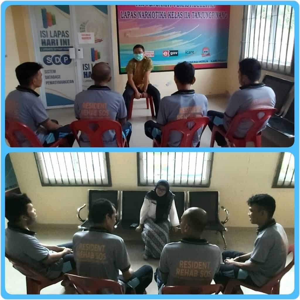 Layanan Rehabilitasi Kepada Warga Binaan Lapas Narkotika Kelas IIA Tanjung Pinang