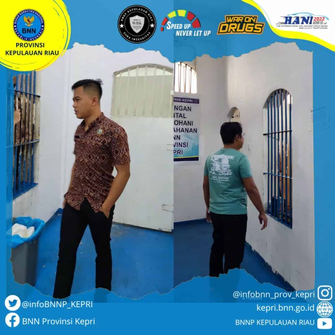 Kontrol dan Pengecekan Tahanan Koordinasi dalam rangka kampanye war on drug melalui voice speaker