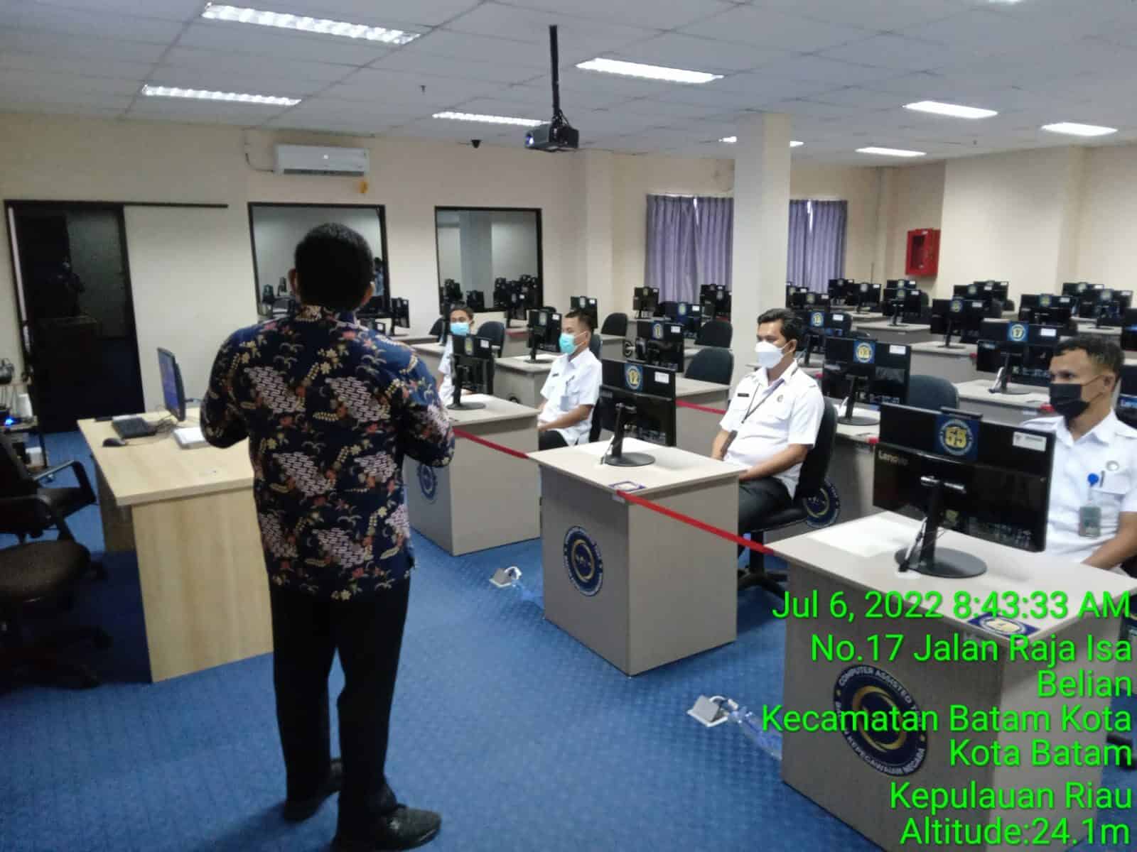 Pelaksanan Ujian Dinas Tk.I ke UPT BKN Batam Pelaksanan Ujian Dinas Tk.I ke UPT BKN Batam