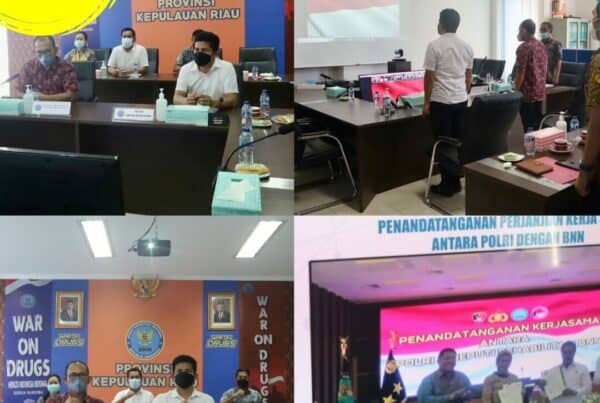 Penandatanganan Perjanjian Kerja Sama antara Badan Narkotika Nasional Republik Indonesia dengan Kepolisian Republik Indonesia