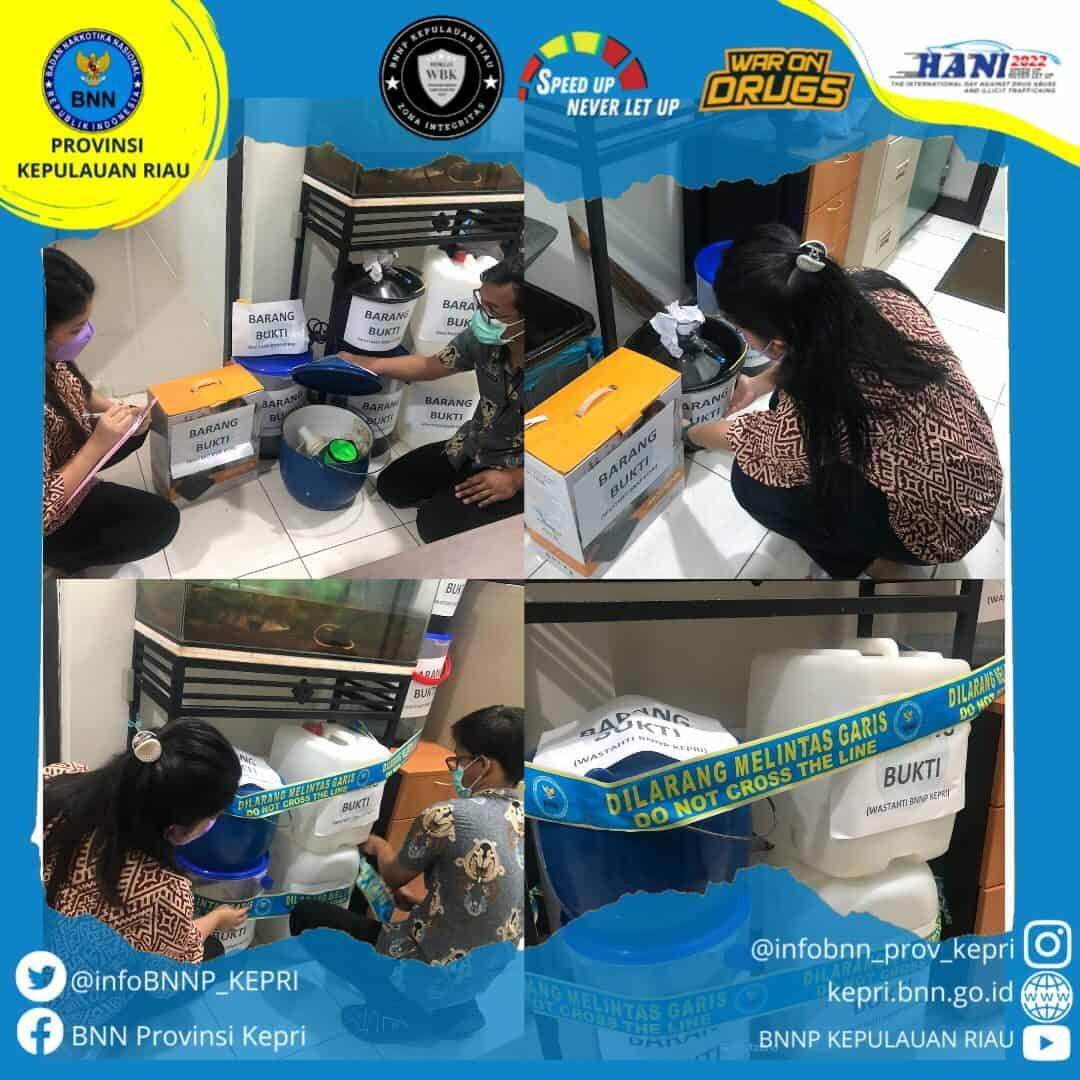 Pengecekan Barang Bukti Prekusor Narkotika dan Non Narkotika Pengecekan Barang Bukti Prekusor Narkotika dan Non Narkotika