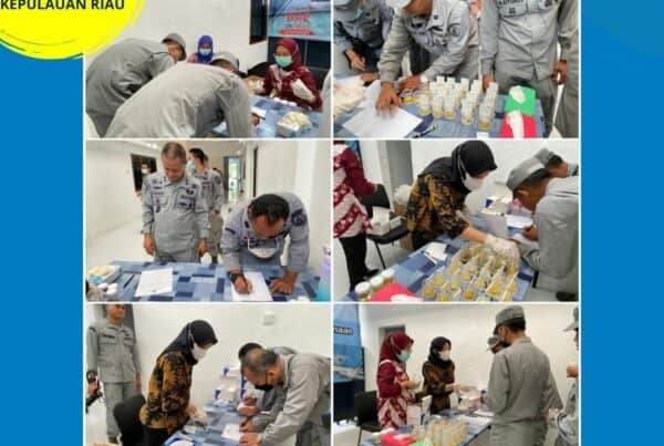 Pemberdayaan Masyarakat Anti Narkoba Melalui Test Urine di Lingkungan Instansi Pemerintah ( Bakamla Zona Maritim Barat )