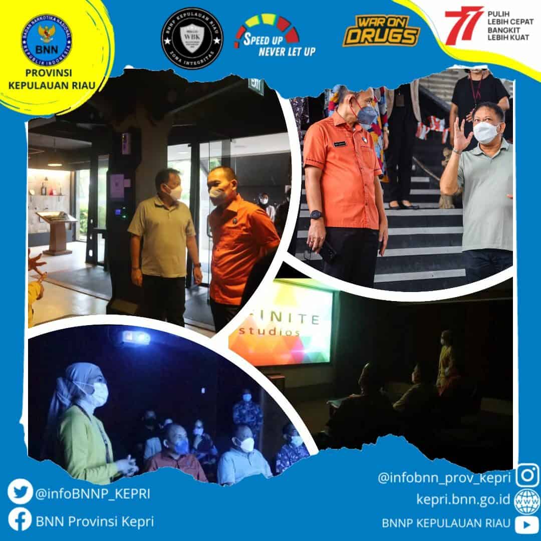 Kunjungan Kepala BNNP KEPRI pada Kinema Infinite Studio terkait Kerjasama Kampanye P4GN melalui Media Perfilman Kunjungan Kepala BNNP KEPRI pada Kinema Infinite Studio terkait Kerjasama Kampanye P4GN melalui Media Perfilman