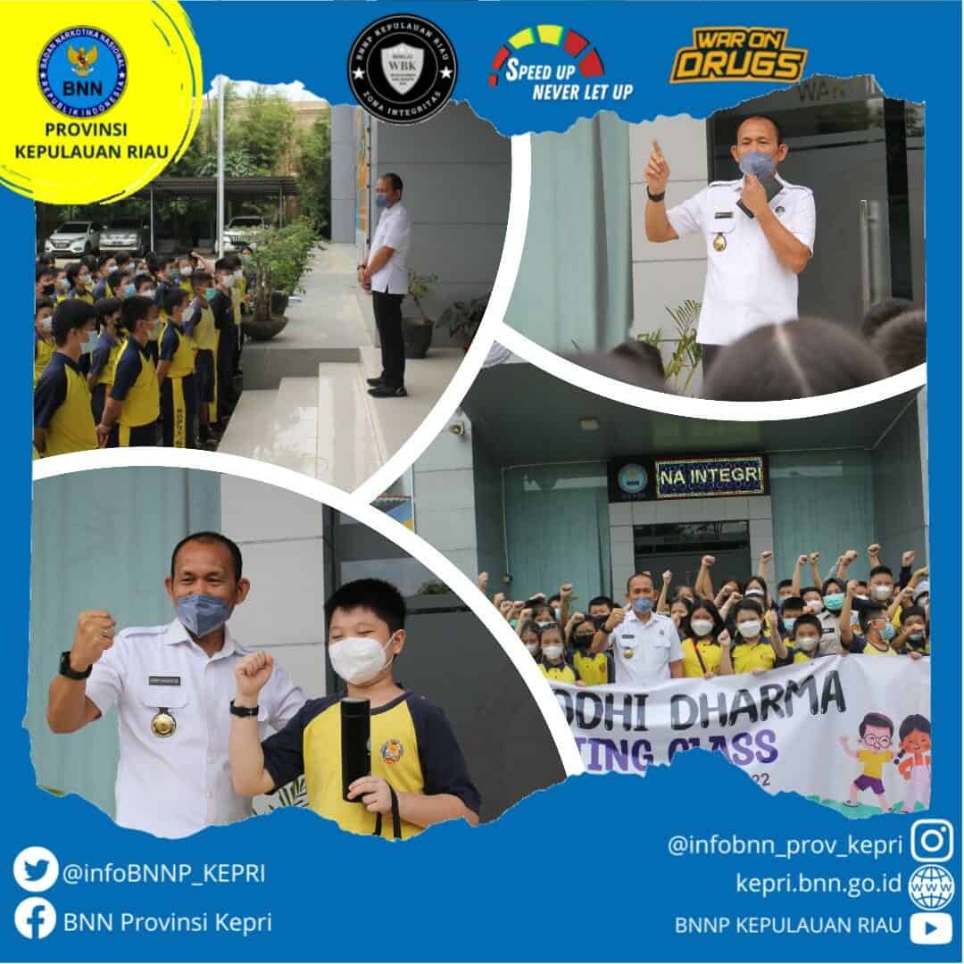 Kunjungan SD Bodhi Darma pada BNNP KEPRI dan Loka Rehab Batam dalam Layanan Wisata Edukasi P4GN berbasis VAKSIN (Visual, Auditory, Kinesthetic Sistematis & Terintegrasi) Kunjungan SD Bodhi Darma pada BNNP KEPRI dan Loka Rehab Batam dalam Layanan Wisata Edukasi P4GN berbasis VAKSIN (Visual, Auditory, Kinesthetic Sistematis & Terintegrasi)