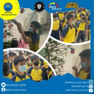 Kunjungan SD Bodhi Darma pada BNNP KEPRI dan Loka Rehab Batam dalam Layanan Wisata Edukasi P4GN berbasis VAKSIN (Visual, Auditory, Kinesthetic Sistematis & Terintegrasi)