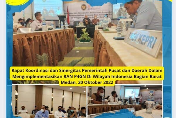 Rapat Koordinasi dan Sinergitas Pemerintah Pusat dan Daerah dalam Mengimplementasikan RAN P4GN di Wilayah Indonesia Bagian Barat