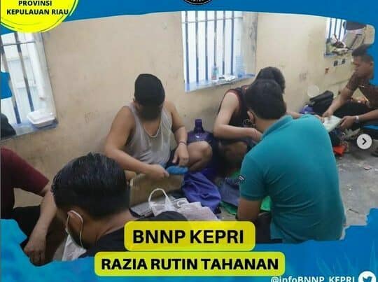 BNNP KEPRI Razia Rutin Tahanan