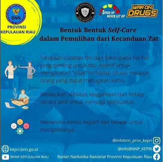 Self Care dalam Kecanduan Obat Self Care dalam Kecanduan Obat