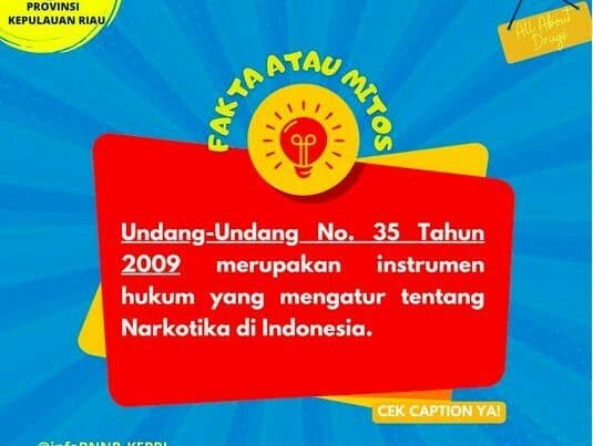 Fakta Undang-Undang Nomor 35 Tahun 2009 tentang Narkotika