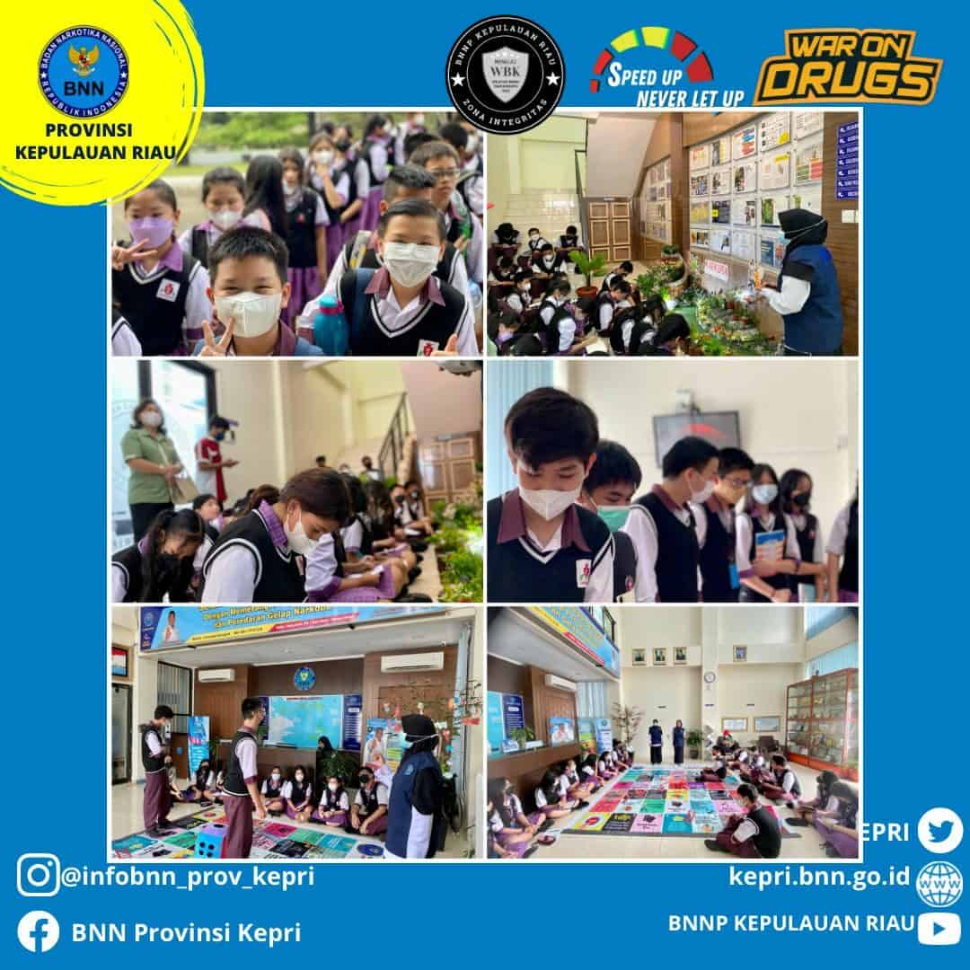 Kunjungan Sekolah Asnvin Evand Bersaudara Batam pada BNNP KEPRI dalam Layanan Wisata Edukasi P4GN berbasis VAKSIN (Visual, Auditory, Kinesthetic Sistematis & Terintegrasi) Kunjungan Sekolah Asnvin Evand Bersaudara Batam pada BNNP KEPRI dalam Layanan Wisata Edukasi P4GN berbasis VAKSIN (Visual, Auditory, Kinesthetic Sistematis & Terintegrasi)