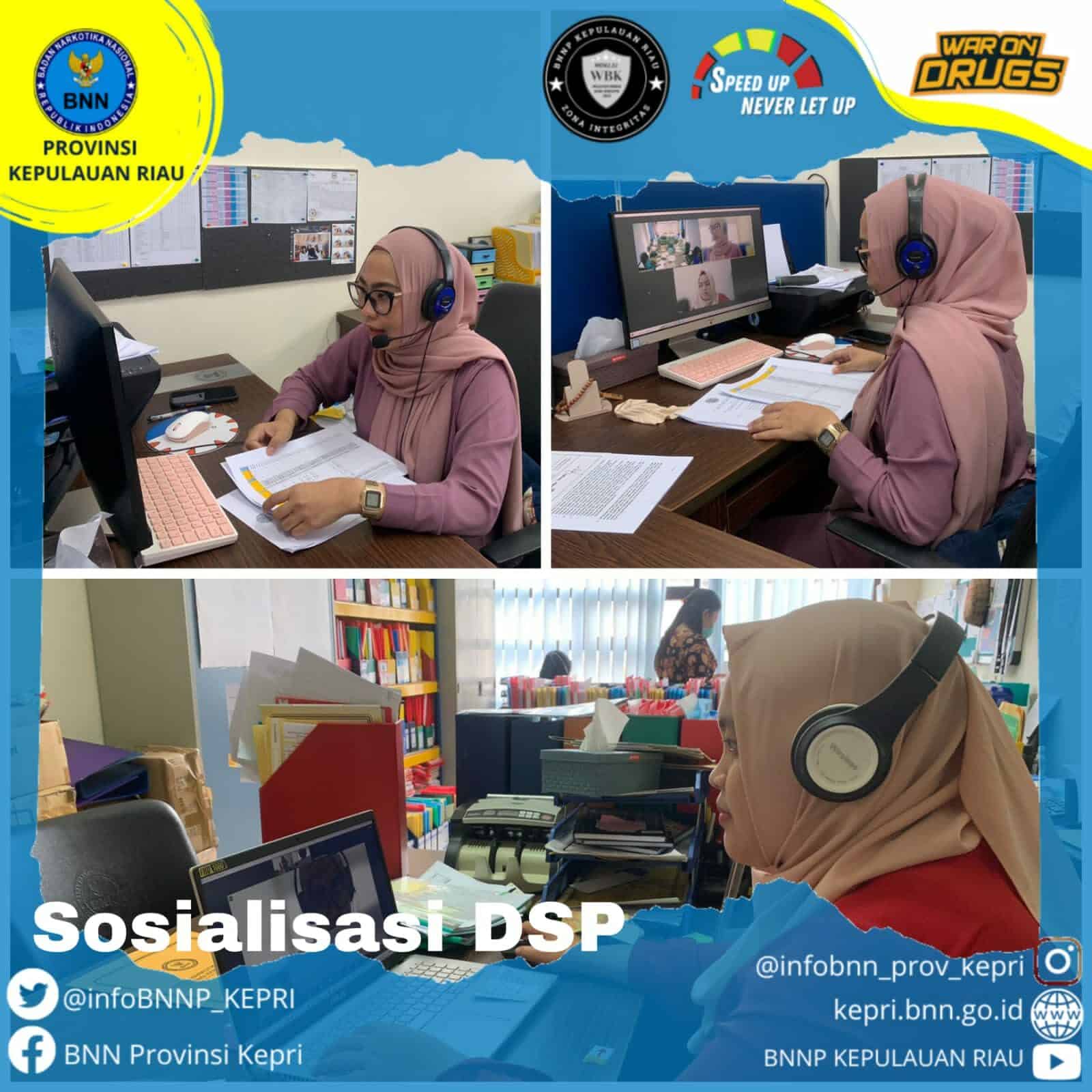 Sosialisasi DSP di Lingkungan BNNP Kepulauan Riau