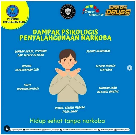 Dampak Psikologis Penyalahgunaan Narkoba