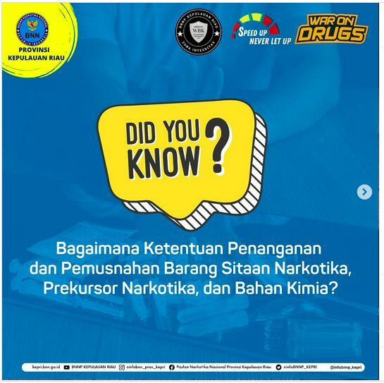 Tahukah Kamu Bagaimana Ketentuan Pemusnahan Narkotika? Tahukah Kamu Bagaimana Ketentuan Pemusnahan Narkotika?