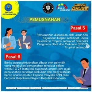 Tahukah Kamu Bagaimana Ketentuan Pemusnahan Narkotika?