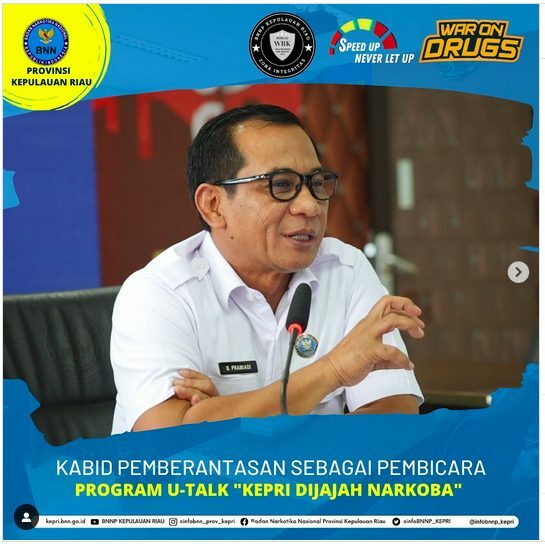 Kabid Pemberantasan Sebagai Pembicara Live Streaming Program U-Talk Kepri Dijajah Narkoba Live Streaming Program U-Talk Kepri Dijajah Narkoba